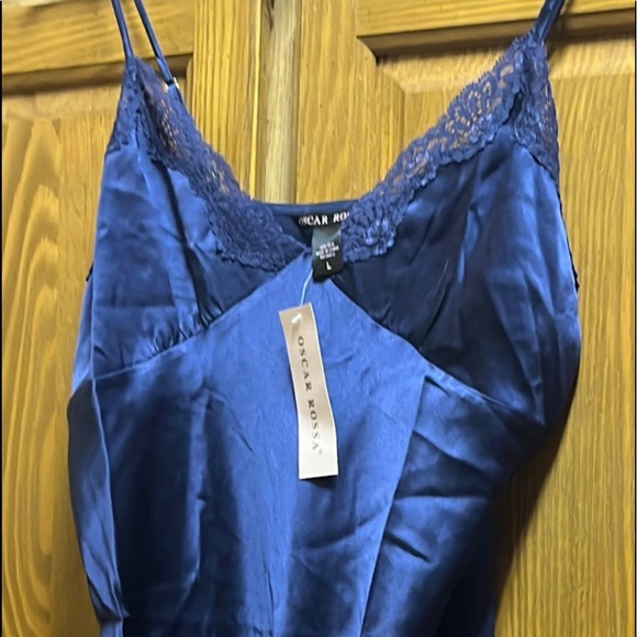 Luxury Washable Silk Oscar Rossa Nightie L - Picture 3 of 3